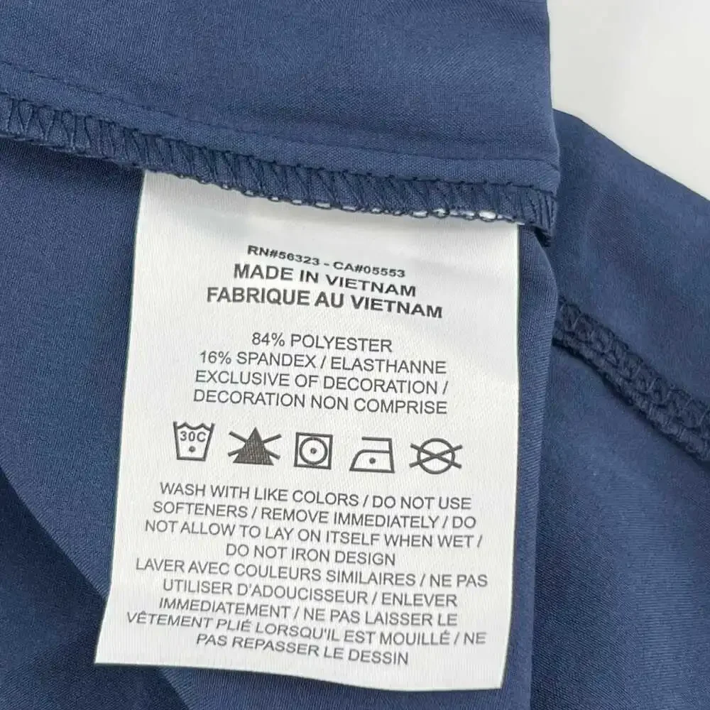 Nike Navy 3/4 Zip Anorak Jacket | Women’s L, Polyester/Spandex